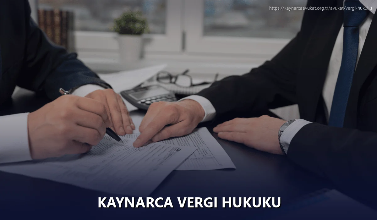 Kaynarca Vergi Hukuku